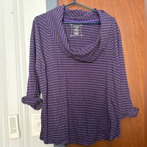 Lane Bryant cowl neck shirt